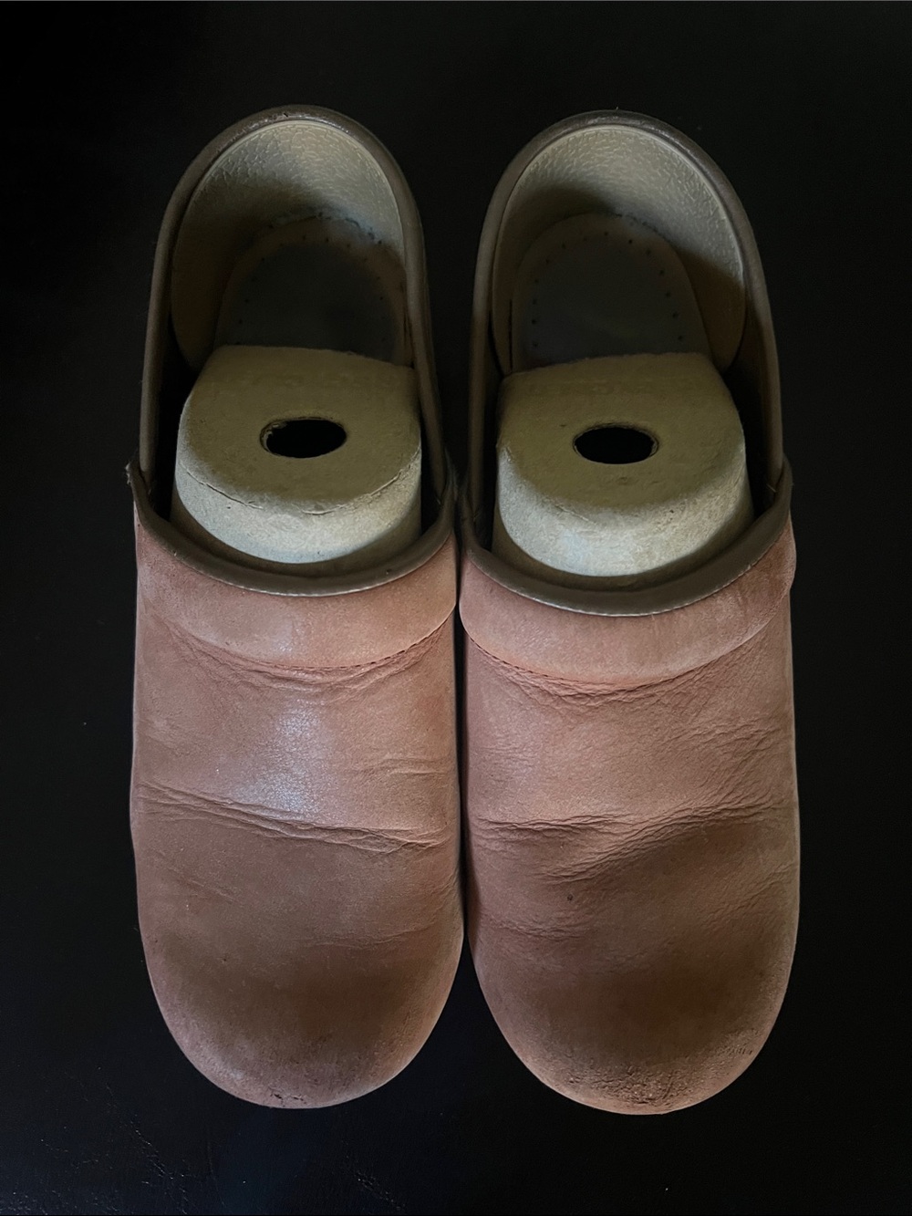 Dansko Dusty RED Leather Clogs
